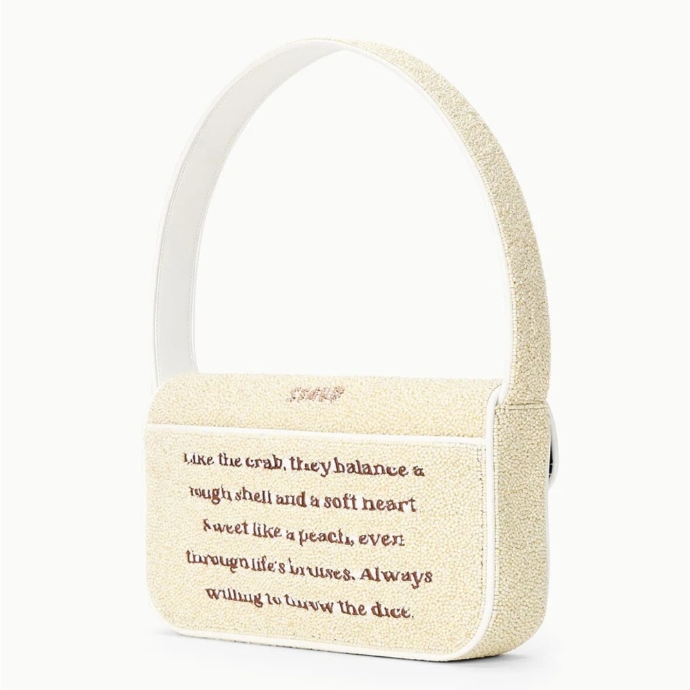 STAUD BEADED ZODIAC TOMMY BAG CANCER - Picture 3 of 6